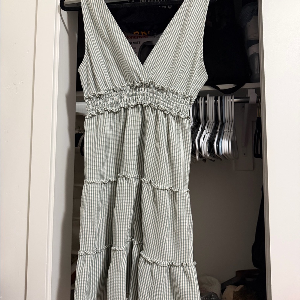 American Eagle Outfitters Blue Stripped Dress